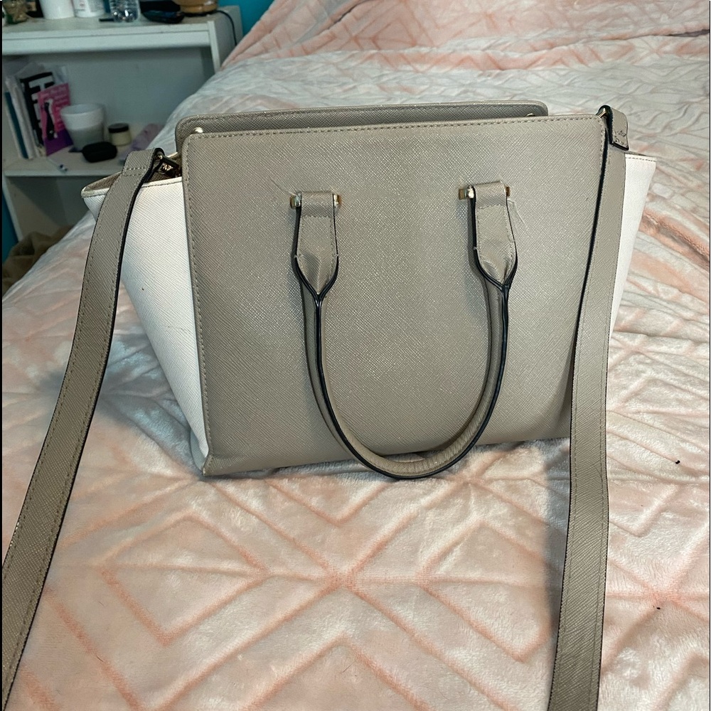 Grey/white Fashion Purse